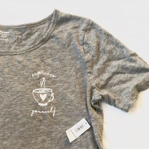 NWT “Espresso Yourself” Old Navy Tee